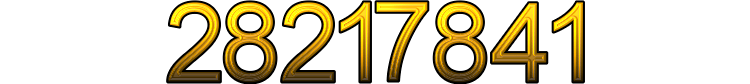 Number 28217841 Number 28217841