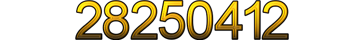 Number 28250412 Number 28250412