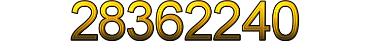 Number 28362240