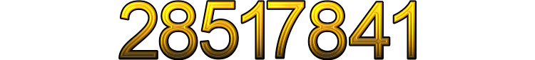 Number 28517841 Number 28517841