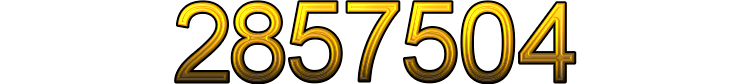 Number 2857504 Number 2857504
