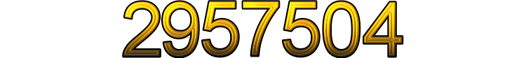 Number 2957504