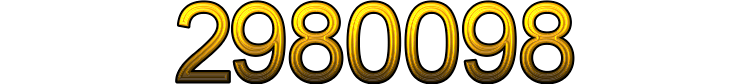 Number 2980098 Number 2980098