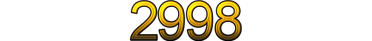 Number 2998