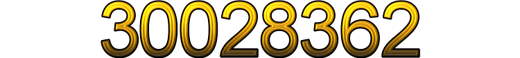 Number 30028362 Number 30028362