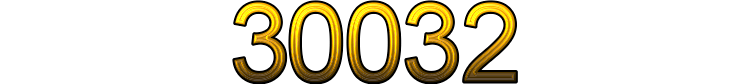 Number 30032