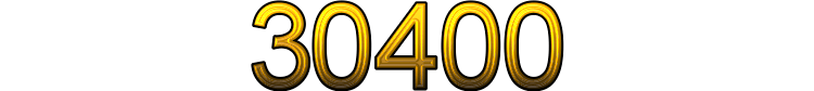 Number 30400