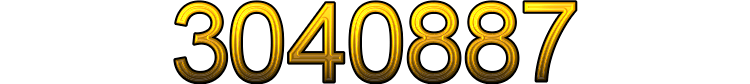 Number 3040887