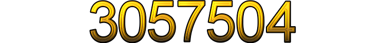 Number 3057504