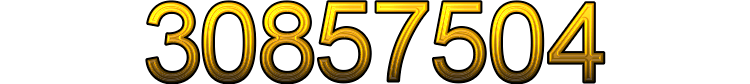 Number 30857504 Number 30857504