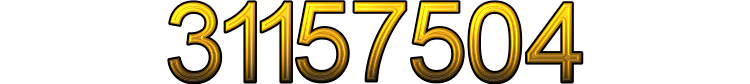 Number 31157504