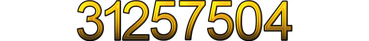 Number 31257504 Number 31257504