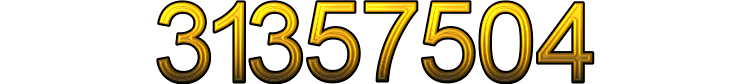 Number 31357504 Number 31357504