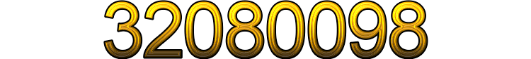 Number 32080098