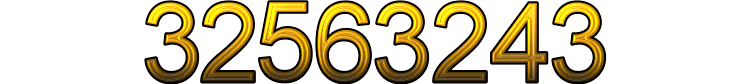 Number 32563243 Number 32563243