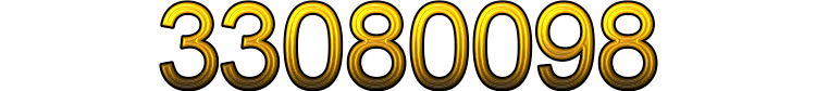 Number 33080098