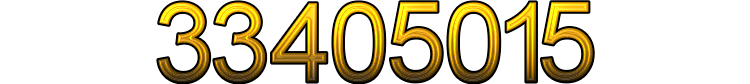 Number 33405015