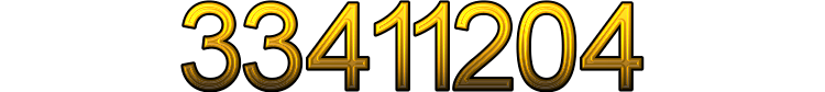 Number 33411204