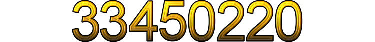 Number 33450220 Number 33450220