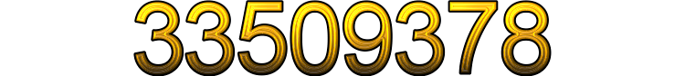 Number 33509378