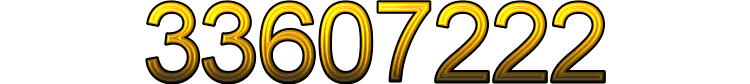 Number 33607222