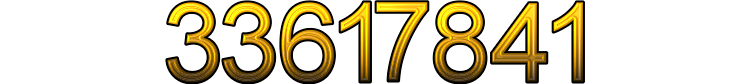 Number 33617841