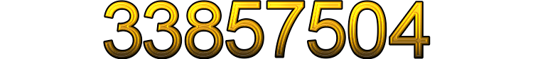 Number 33857504