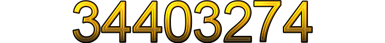 Number 34403274