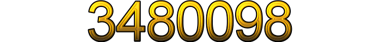 Number 3480098 Number 3480098