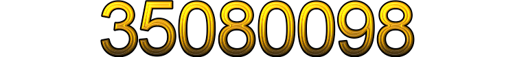Number 35080098 Number 35080098