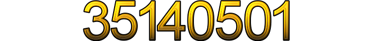 Number 35140501