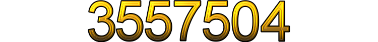 Number 3557504