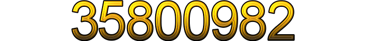 Number 35800982 Number 35800982