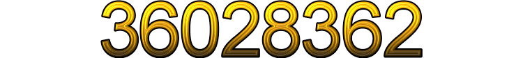 Number 36028362