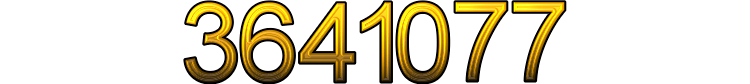 Number 3641077