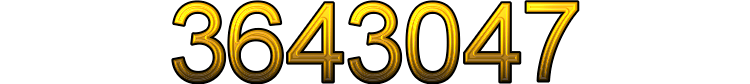 Number 3643047