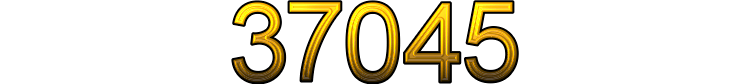 Number 37045