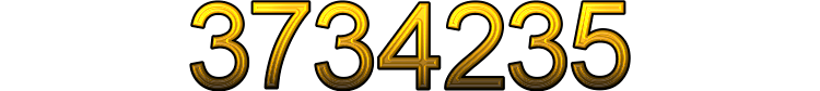Number 3734235