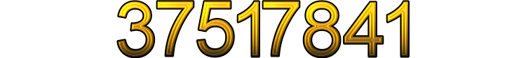 Number 37517841 Number 37517841