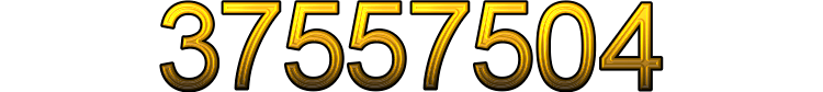 Number 37557504