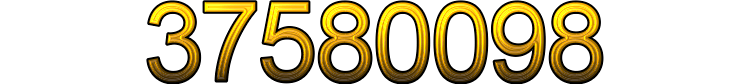 Number 37580098 Number 37580098