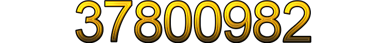 Number 37800982 Number 37800982