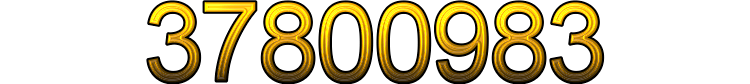 Number 37800983