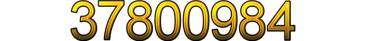 Number 37800984 Number 37800984