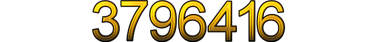 Number 3796416