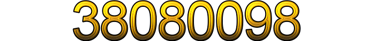 Number 38080098