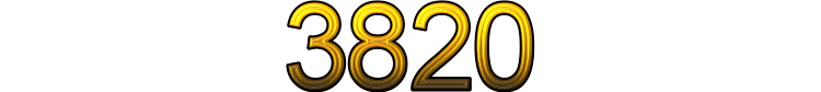 Number 3820