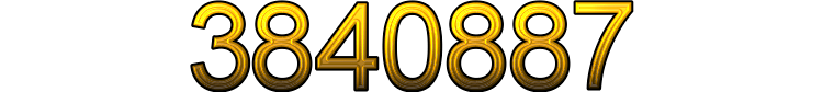 Number 3840887 Number 3840887