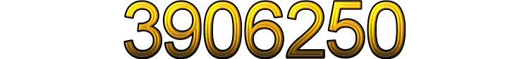 Number 3906250
