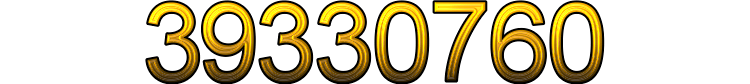 Number 39330760